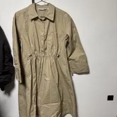 値下げ！JW ANDERSON UNIQLO ベージュ シャツワンピース S