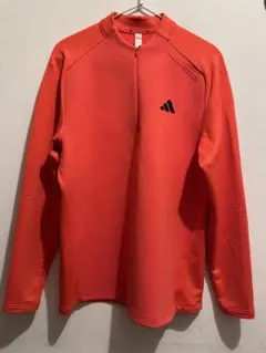 adidas⭐︎golf⭐︎朱色⭐︎mサイズ⭐︎ユーズド