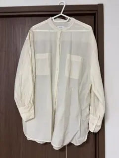 LOWRYS FARM アイボリー シアーシャツ