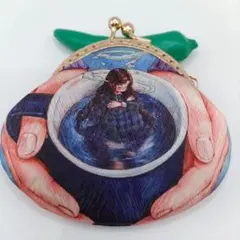 【8.5cm口金 がま口ポーチ】 アート柄・個性派デザイン