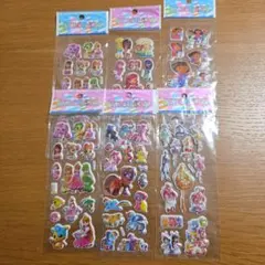 シール　ぷっくり　謎　まとめ売り　レア？　6枚セット