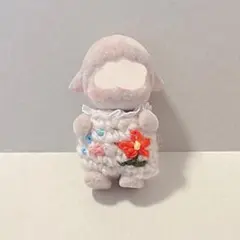 赤ちゃん　着せ替え　ハンドメイド　お花　刺繍　ワンピース　ロンパース　お洋服