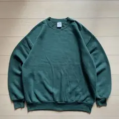 80s JERZEES USA製 無地スウェット XL