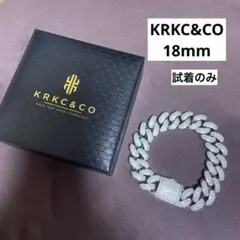 KRKC&CO◆喜平ブレスレット ジルコニア マイアミ キューバンブレスレット