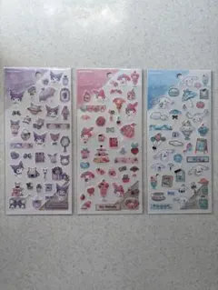 ☆カミオジャパン ○○好きのためのシール サンリオ クロミ マイメロ シナモン☆