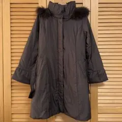 COMMECAISM ファー付きアウター Lサイズ