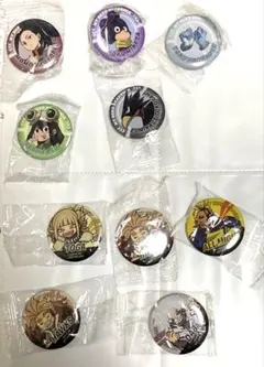 ヒロアカ　くら寿司　缶バッジ　ホークス　オールマイト　トガ　常闇　びっくらポン