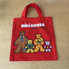 MIKI HOUSE ミニトートバッグ レッドのサムネイル
