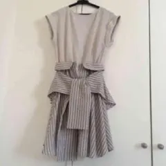 FRAYI.D フレイアイディーワンピースグレーベージュ系0