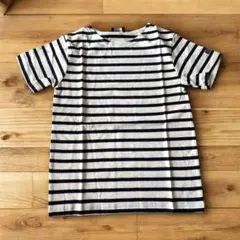 新品★SAINT JAMES キッズ 半袖 ボーダーTシャツ 120 ネイビー