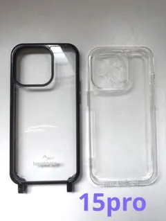 【topologie】iPhone15pro クリアケース　セット　フレームのサムネイル