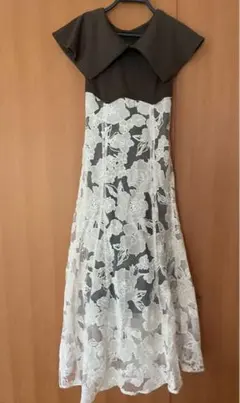 dazzlin オパールフラワーコルセットワンピースM 花柄レース