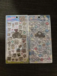 ぷくぷくあわわちゃんラブ友　ジュエルプチドロップ　シール　ボンボンドロップシール