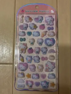 サンリオ コットンパフィーシール　ハローキティー