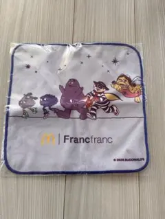 マクドナルド福袋2026 ハンドタオル パープル