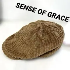 【サイズ調整可能】センスオブグレース コーデュロイ ハンチング キャスケット