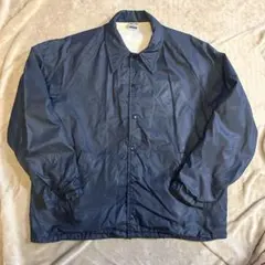 『SPORTSMASTER』80sナイロンジャケット コーチジャケット　ネイビー