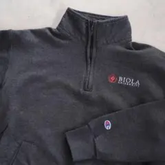 90s-00sビンテージChampionチャンピオンハーフジップスウェットUSA