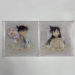 名探偵コナン 中国 30周年記念 アクリルコースター 工藤新一 毛利蘭