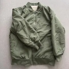 GLOBAL WORK MA-1 160cm カーキ