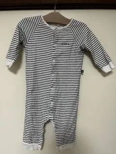 プチバトー　ボーダーロンパース74cm