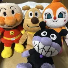 美品❗️アンパンマン ぬいぐるみセット