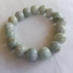 希少、最上級品、国石、)糸魚川翡翠ブレスレット、13mm✩男女兼用