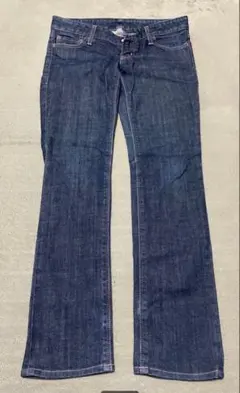 moussy ローライズスリム　デニム　ジーンズ　ピンクステッチ　26 used