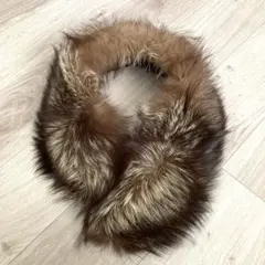 フォックスファー　サガフォックス　マフラー　ブラウン　成人式　着物　ショール