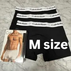 CALVIN KLEIN カルバンクライン★ボクサーパンツ 黒Mサイズ3枚セット