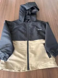 LOGOS DAYS フード付きジャケット 黒/ベージュ