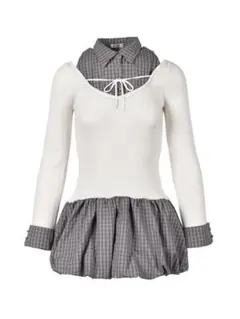 rilly émulie evelyn バルーン ニット ワンピース　エブリン