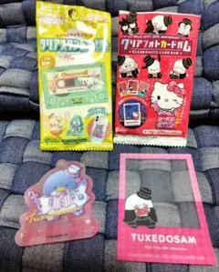 サンリオ　タキシードサム　クリアフォトカードガム