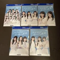 ☆カルピス×『乃木坂46』コラボ☆オリジナルB5クリアファイル全5種10