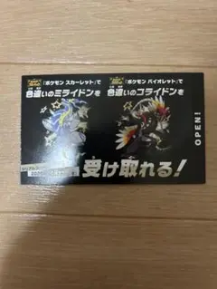ポケモン　色違い　ミライドン　コライドン