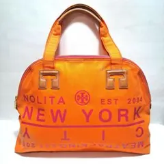 Tory Burch トリーバーチ トートバッグ ボストン キャンバス オレンジのサムネイル