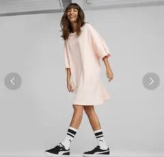 Puma ピンク Tシャツ　ワンピース