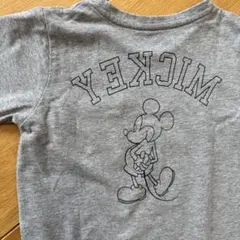 ビームス　キッズ　こどもビームス　サイズ120 グレー　ミッキー　半袖 Tシャツ