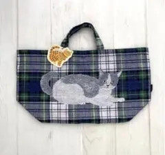 新品 松尾ミユキ ボート ＆ トート Tabby キャット ねこ ネコ ゴブラン 