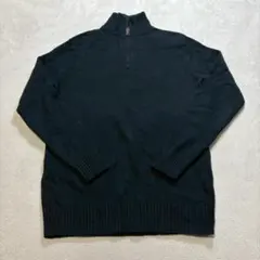 J.Crew ジェイクルー ハーフジップニット黒