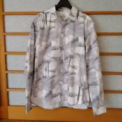 HARE ホワイト＆グレー 長袖シャツ