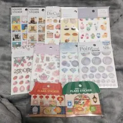 セリア シール フレークシール 11点 セット