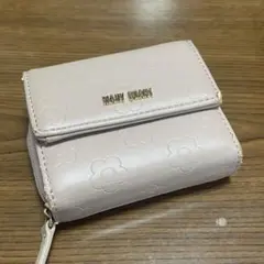 【即購入可】MARY QUANT マリークヮント 三つ折り財布 ピンク デイジーのサムネイル