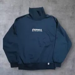 00s RUSSELL ATHLETIC タートルネック スウェット 黒 S
