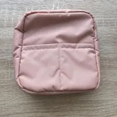 無印良品　ナイロンメイクポーチ　ピンク