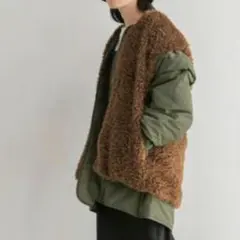 ボアベスト＆ブルゾン２Ｐセット