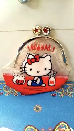 ハローキティ ビッグがま口ポーチ