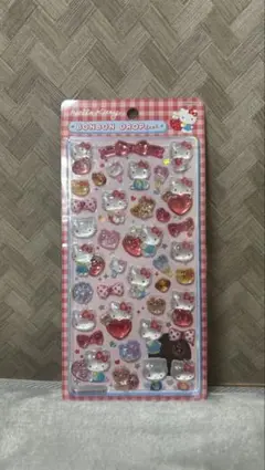 ［値下げ交渉可］ボンボンドロップシールハローキティ 赤 正規品