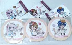 大人組　ルカ　メイコ　カイト　雪ミク　ノベルティ　コースター　ステッカー　セット