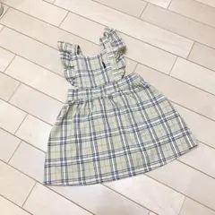 【美品】イーストボーイチェックジャンパースカート